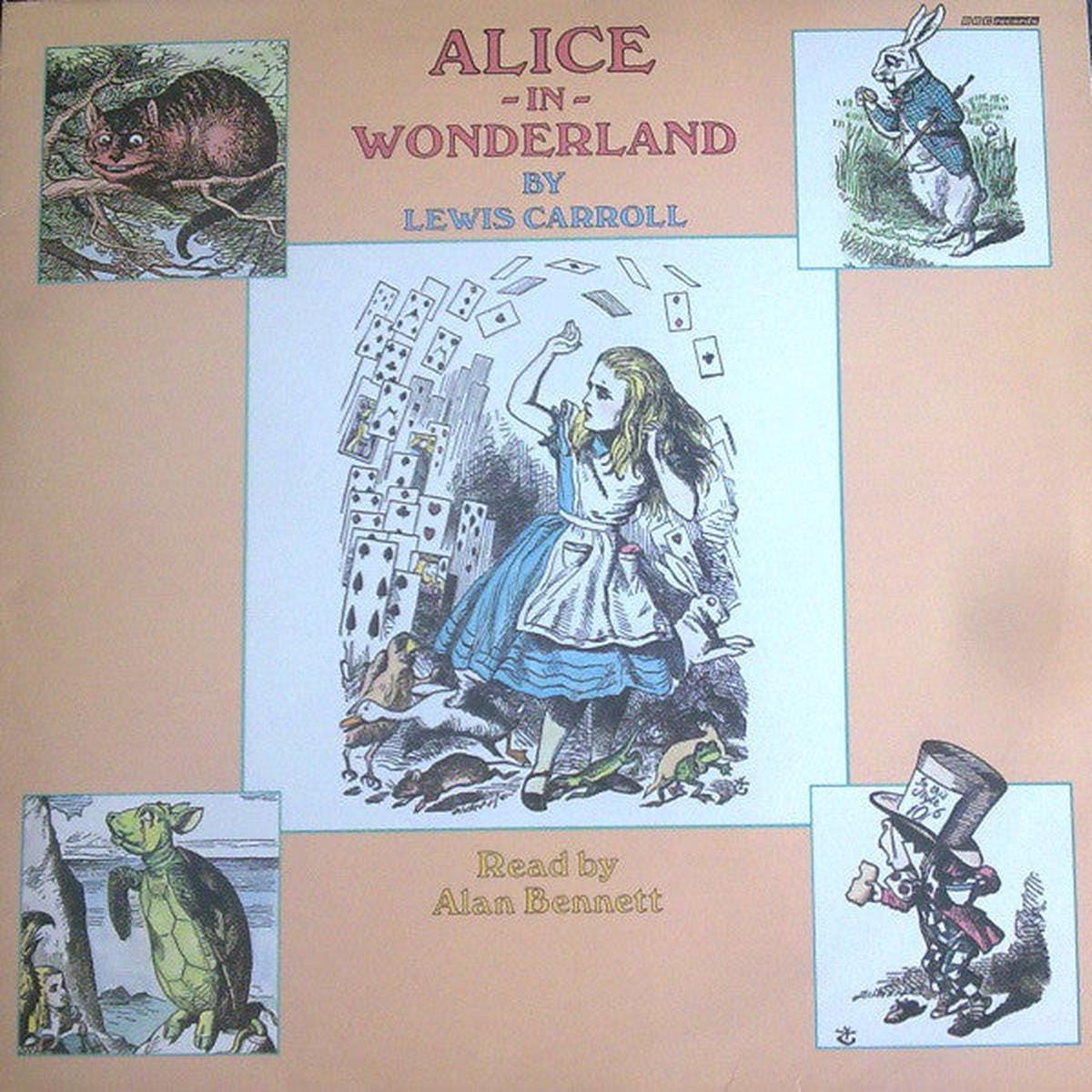 Lewis Carroll Alice In Wonderland- Read by Alan Bennett - 1985- Radioplay, Spoken Word (vinyl)