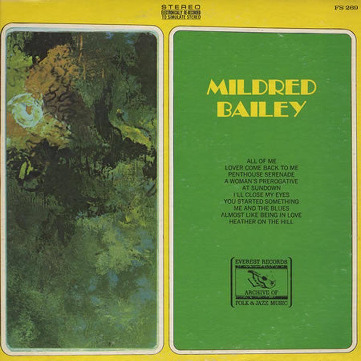 Mildred Bailey  Mildred Bailey - 1973-Jazz Style: Big Band, Vocal (vinyl)