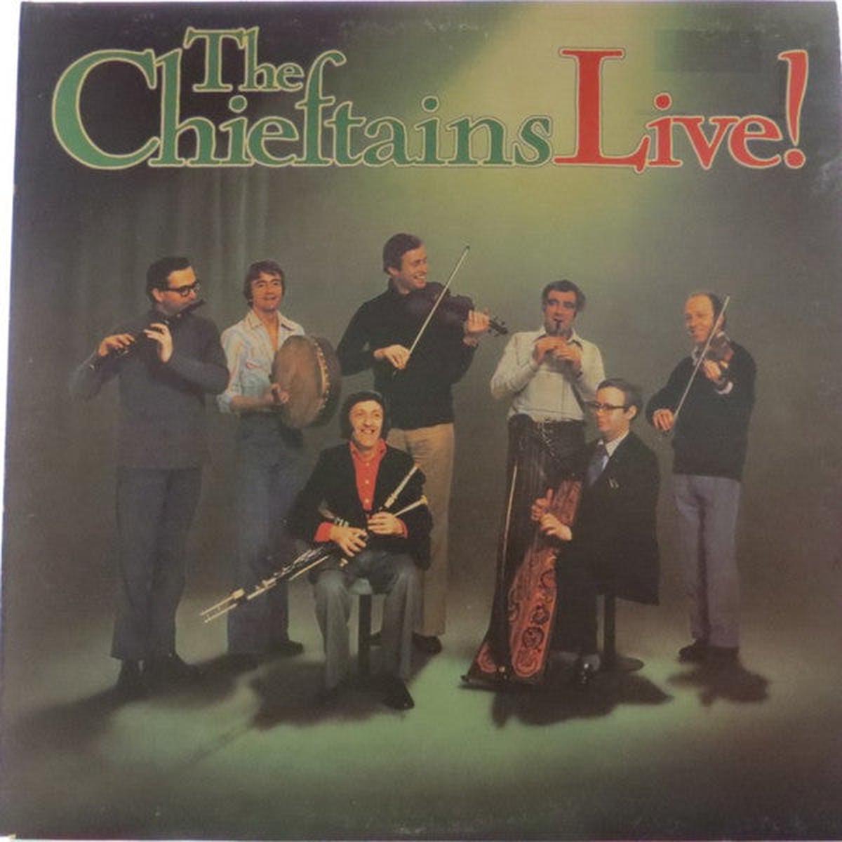 The Chieftains Live! - 1977-Folk, World, & Country Style Folk, Celtic (vinyl)