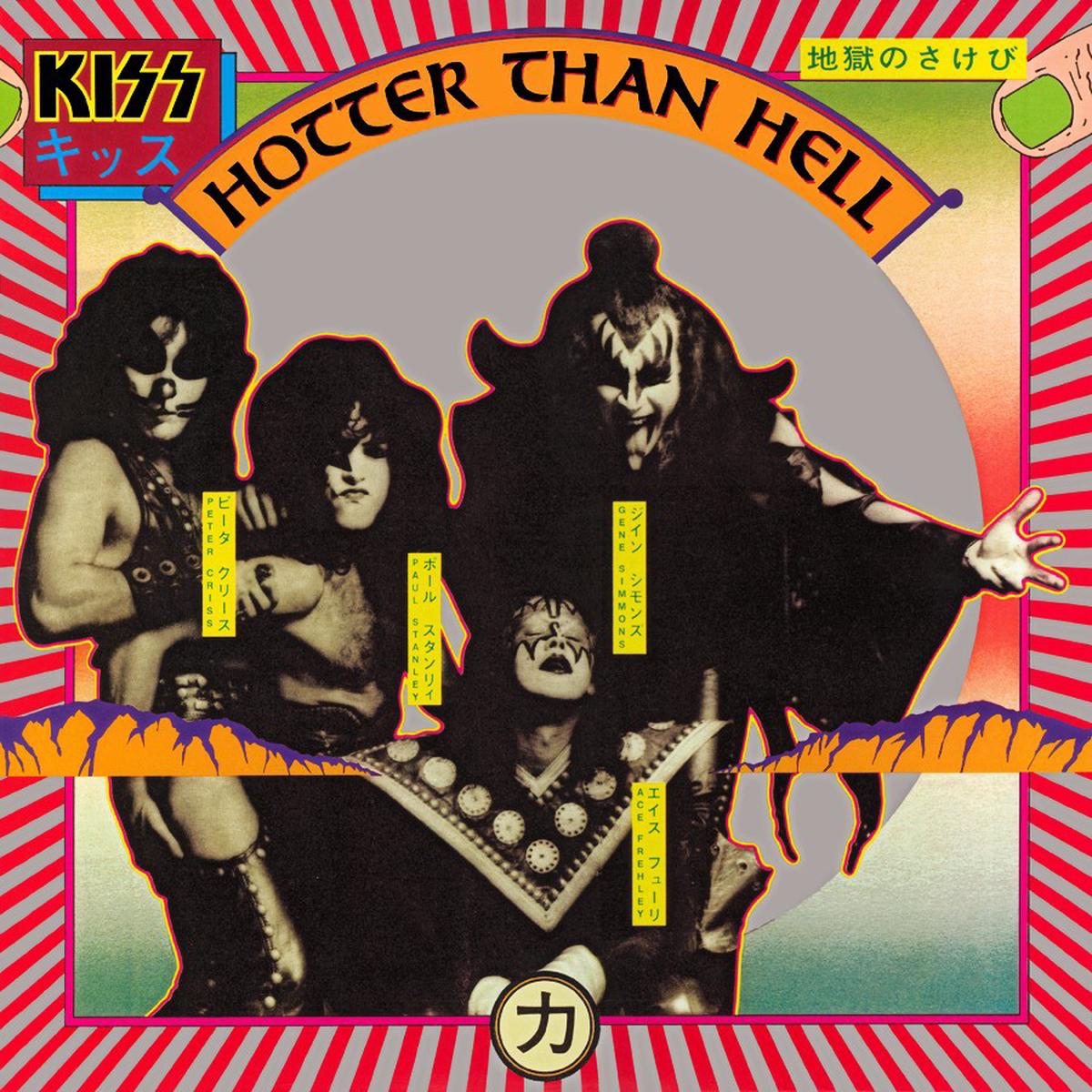 Kiss  Hotter Than Hell -1974 Hard Rock, Glam (Canadian Vinyl) Quality Blue