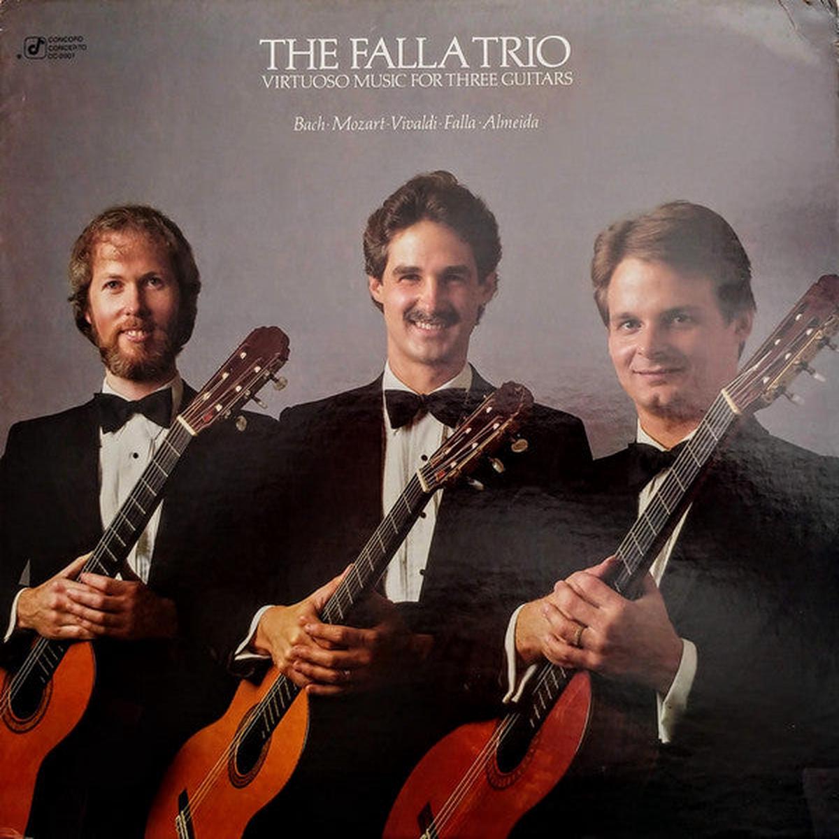 The Falla Trio Virtuoso Music For Three Guitars - 1984-Latin, Classical (vinyl)