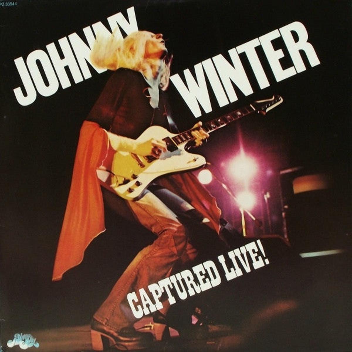 Johnny Winter Captured Live! 1976-Blues Rock, Electric Blues ( VInyl)