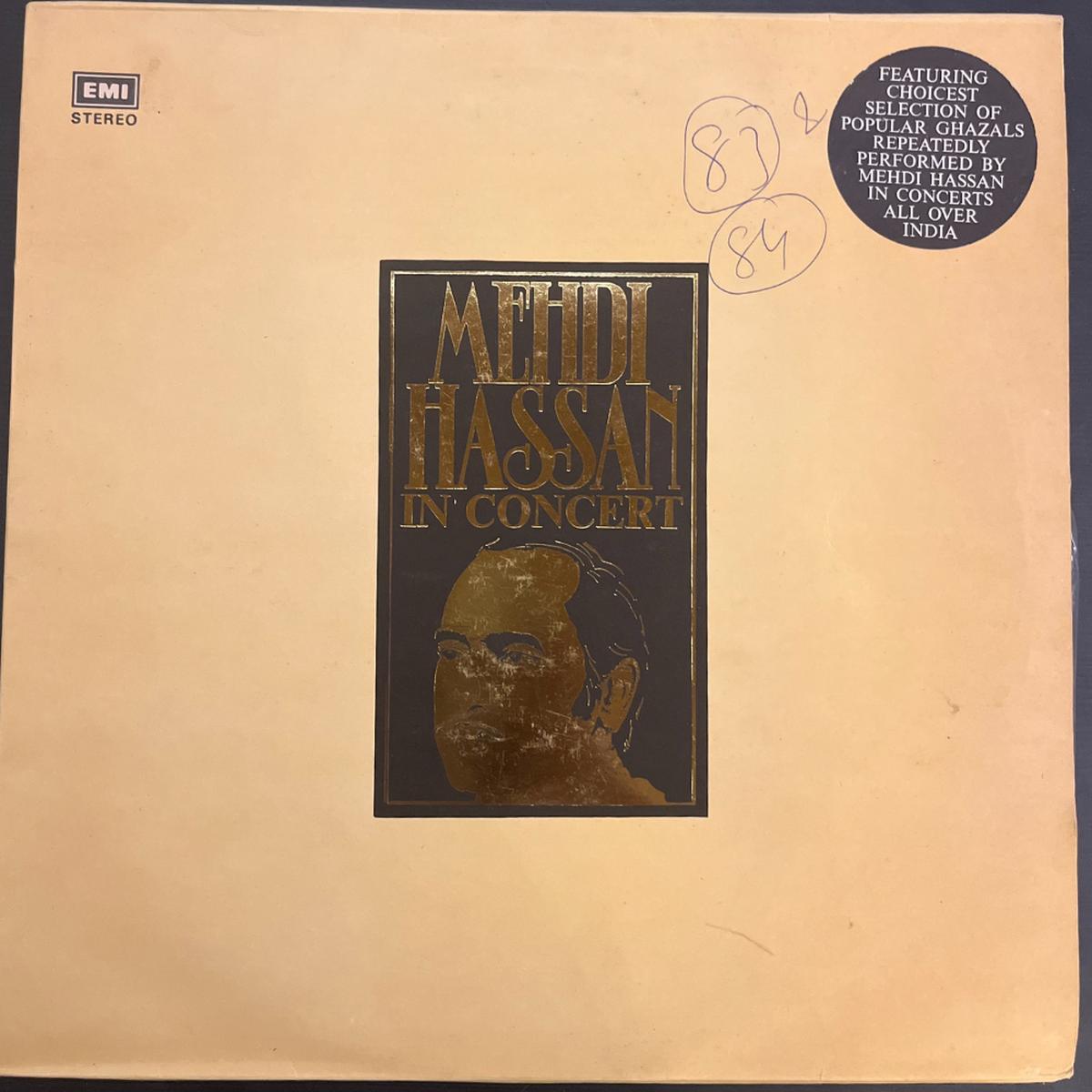 Mehdi Hassan In Concert (Used Vinyl - VG+) JB Marketplace
