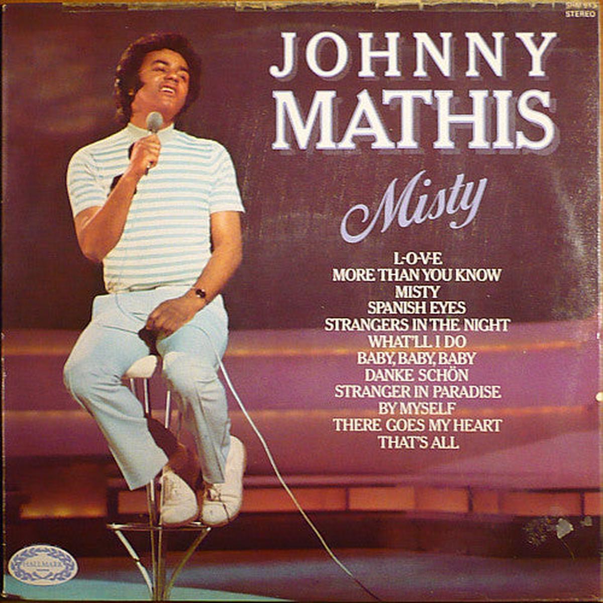 Johnny Mathis  Misty - pop ballad ( UK Import Vinyl )