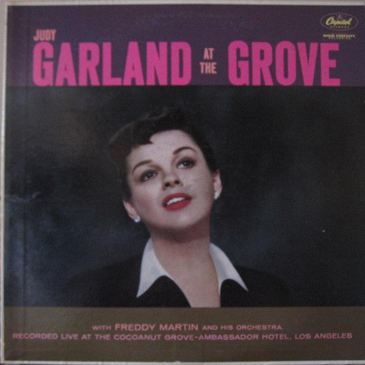 Judy Garland with Freddy Martin And His Orchestra  At The Grove 1959-Easy Listening (Rare Vinyl)