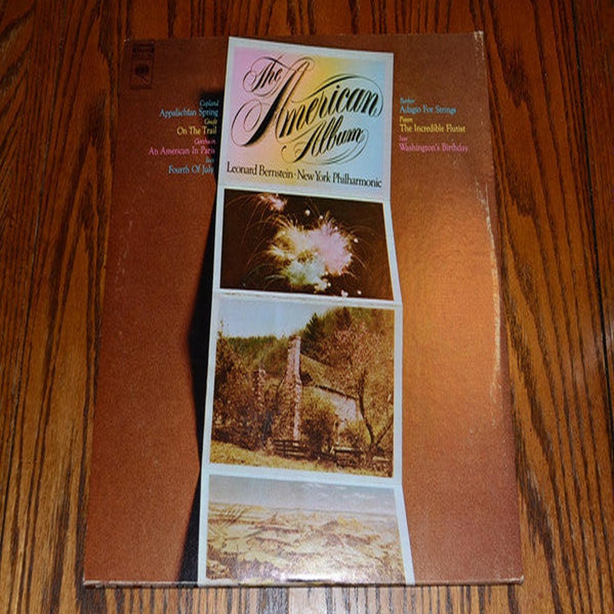 Leonard Bernstein The American Album-1970- 2 LPs Classical ( Vinyl )