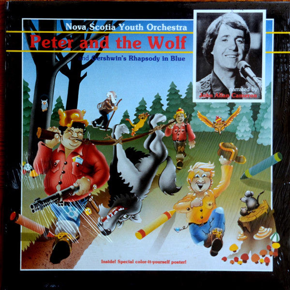 Nova Scotia Youth Orchestra, John Allan Cameron Peter And The Wolf - 1980Jazz, Classical, Children's (Very Rare Vinyl)
