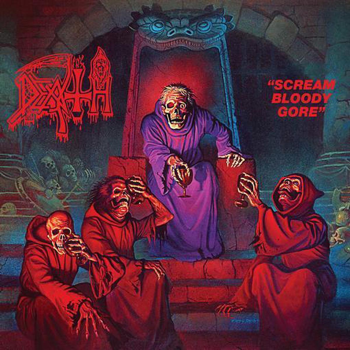 Death - Scream Bloody Gore (LP, Tri-Colour Merge w/ Splatter)