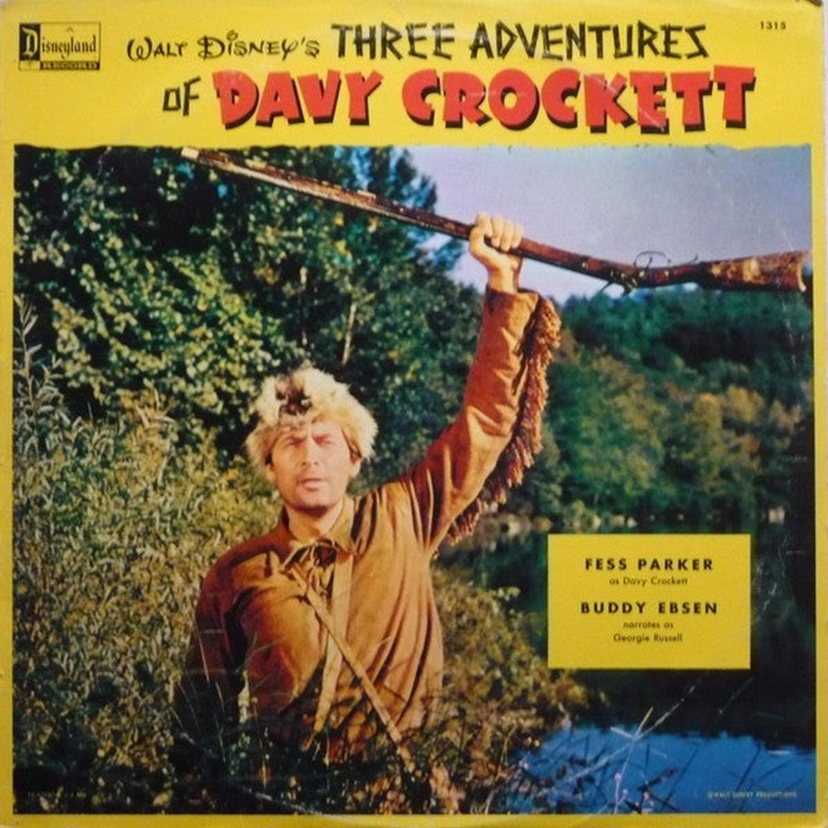 Fess Parker, Buddy Ebsen Walt Disney's Three Adventures Of Davy Crockett -Non