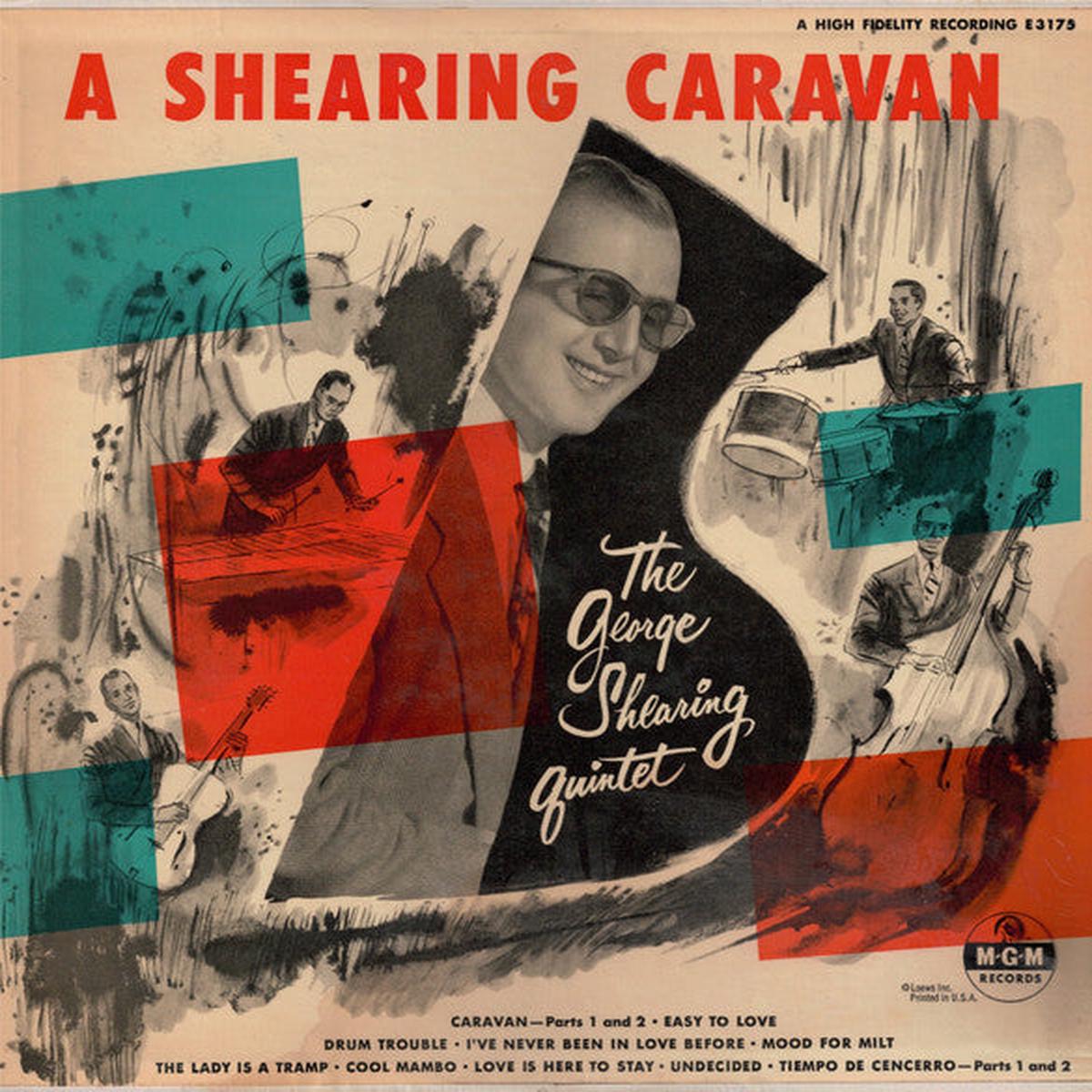 George Shearing Quintet A Shearing Caravan 1956 Jazz / Big Band (Vinyl)