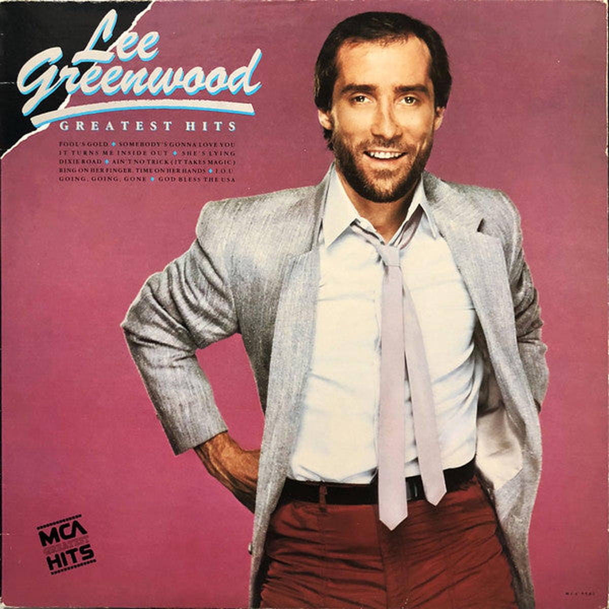 Lee Greenwood Greatest Hits -1985 - Country (vinyl)