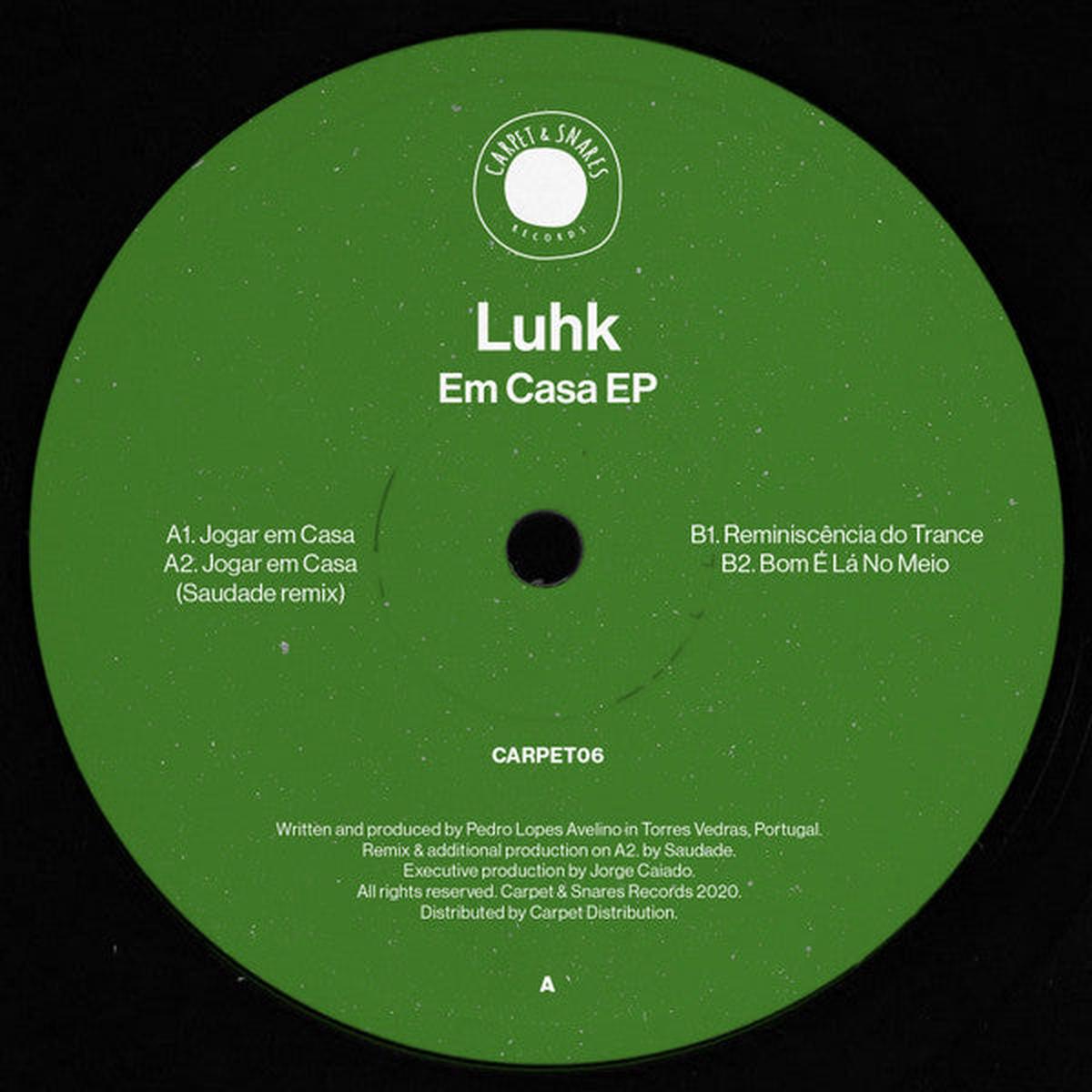 LUHK, SAUDADE EM CASA EP