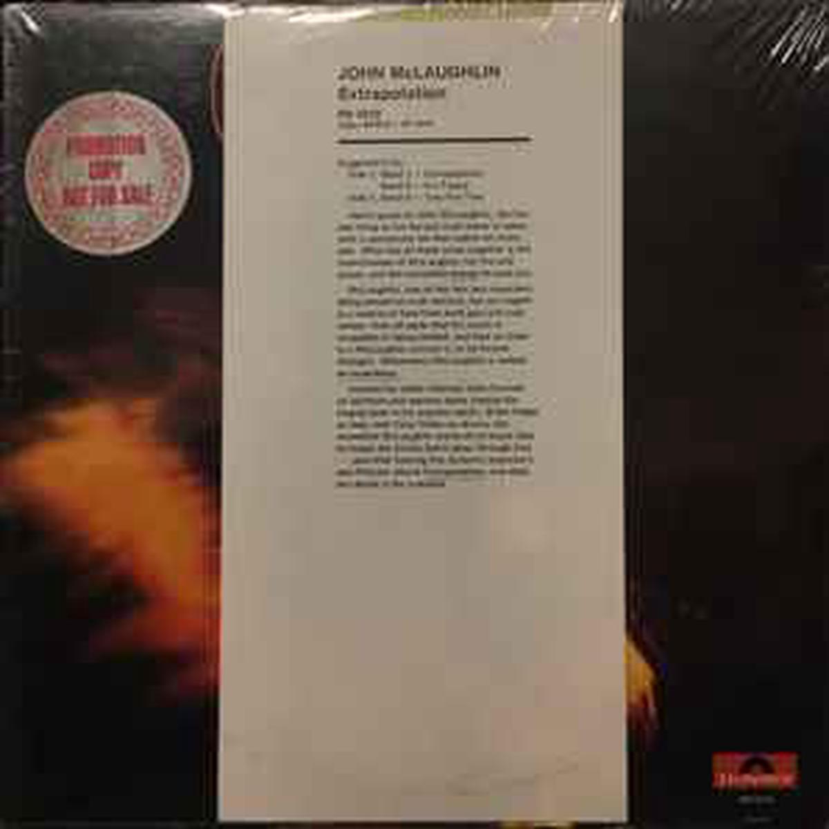 McLaughlin, John -- Extrapolation