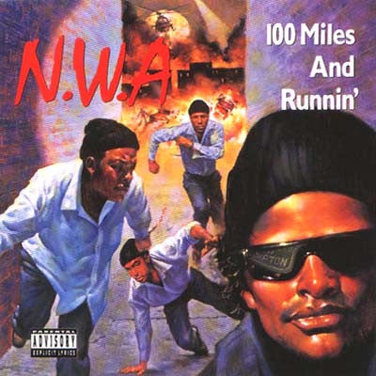 N.W.A - 100 Miles And Runnin" - 2002-Hip Hop Gangsta (Vinyl, 12", 33 RPM, EP )