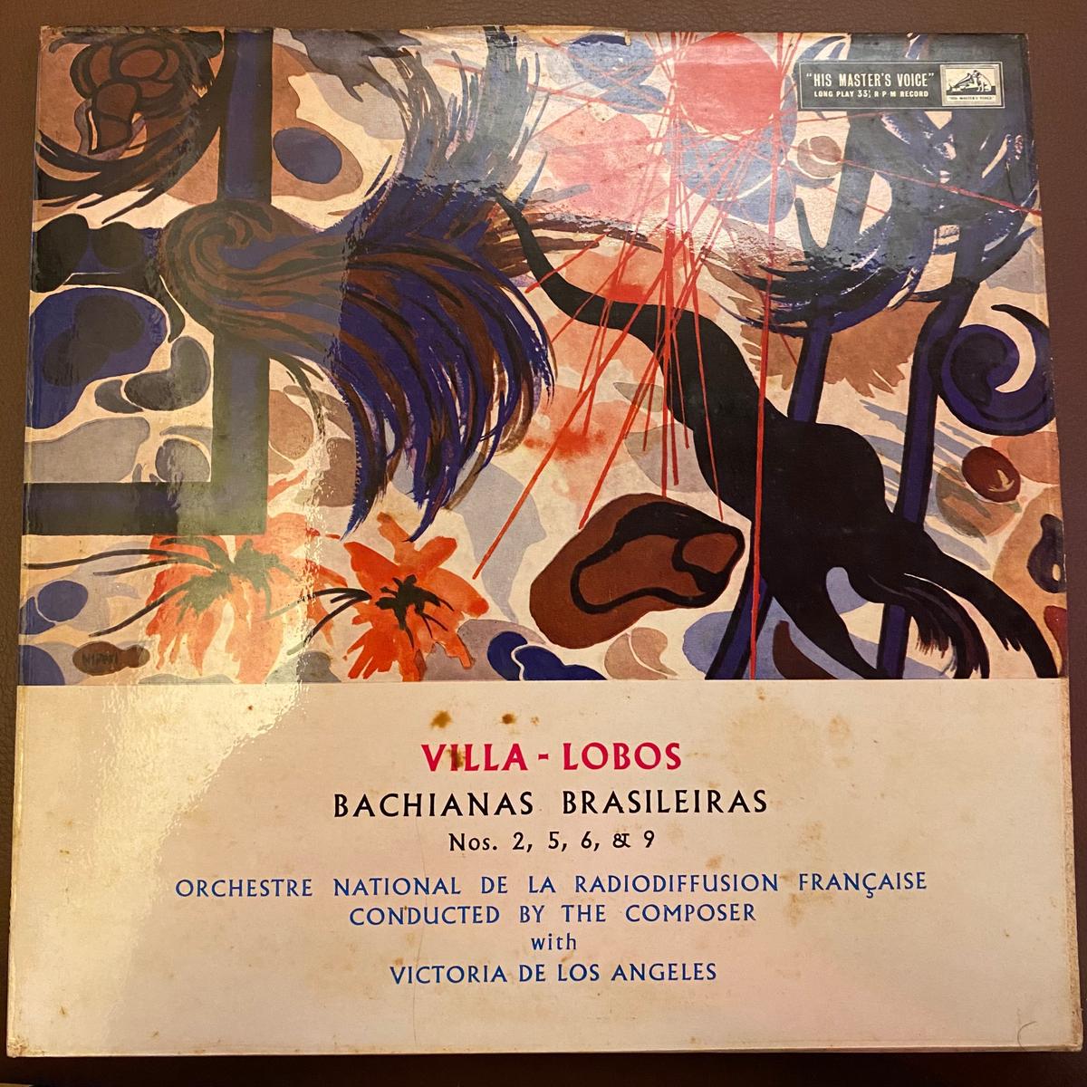 Villa Fortissimamente - Lobos, Victoria De Los Angeles, Orchestra National De La Radiodiffusion Franaise - Bachianas Brasileiras, Nos. 2, 5, 6, & 9 (Used Vinyl - VG) SC Marketpl