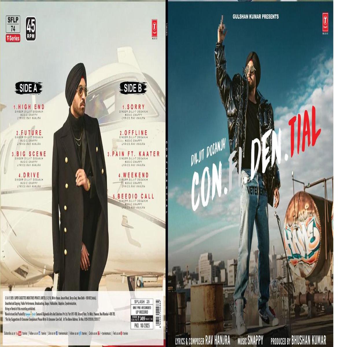 Diljit Dosanjh Confidential (Pre Order)