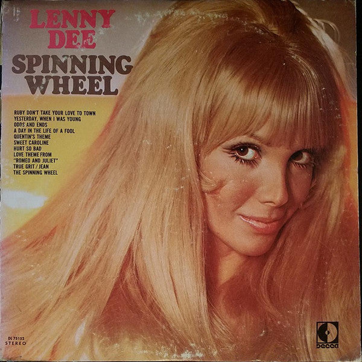 Lenny Dee Spinning Wheel -1969-Rock, Pop Style: Lounge, Easy Listening (Vinyl)