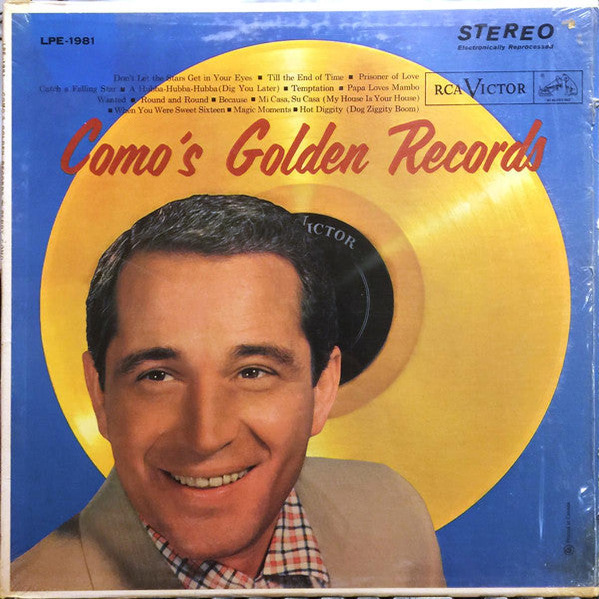Perry Como Como's Golden Records - 1958 Pop Vocal (vinyl)