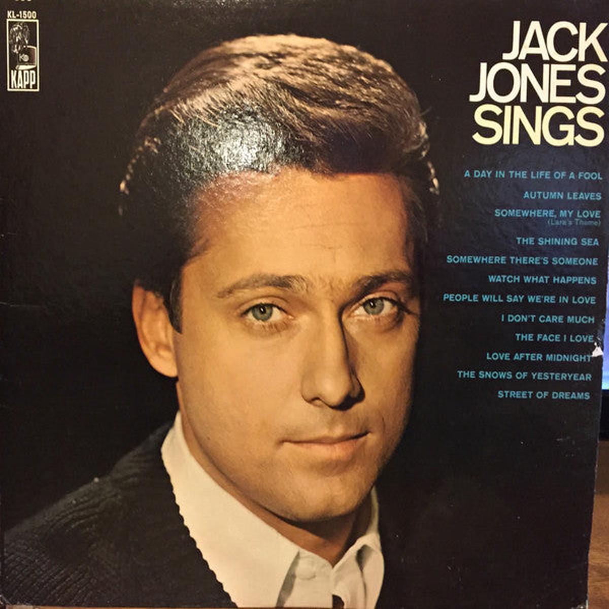 Jack Jones  Jack Jones Sings 1966 - Pop Style: Vocal (vinyl)