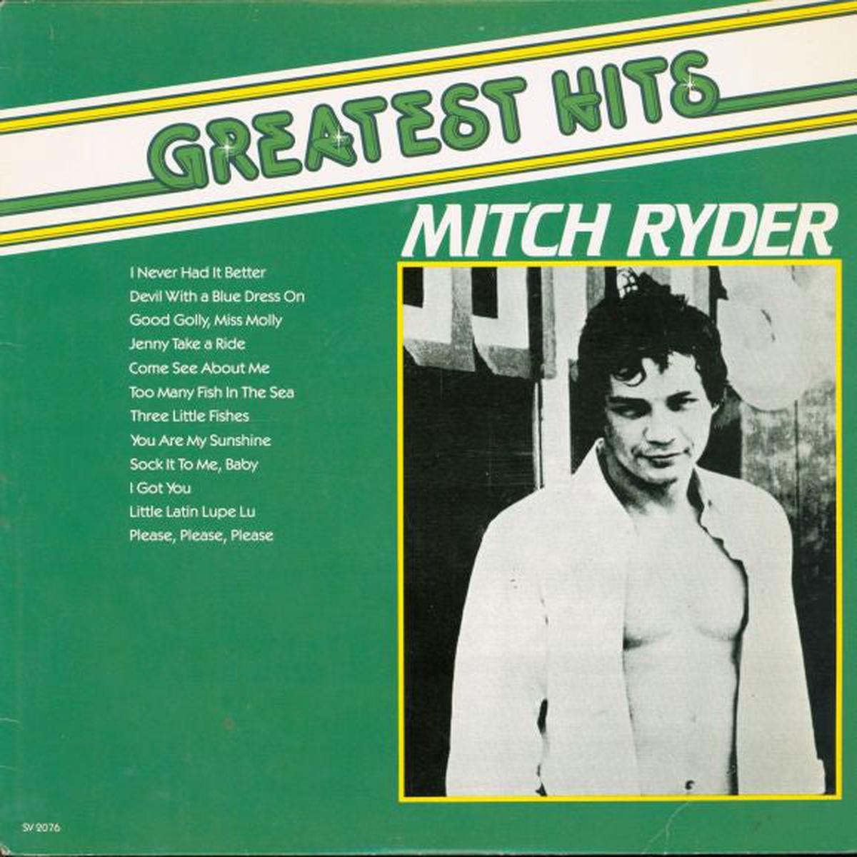 Mitch Ryder  Greatest Hits - 1981- Rock & Roll (vinyl)