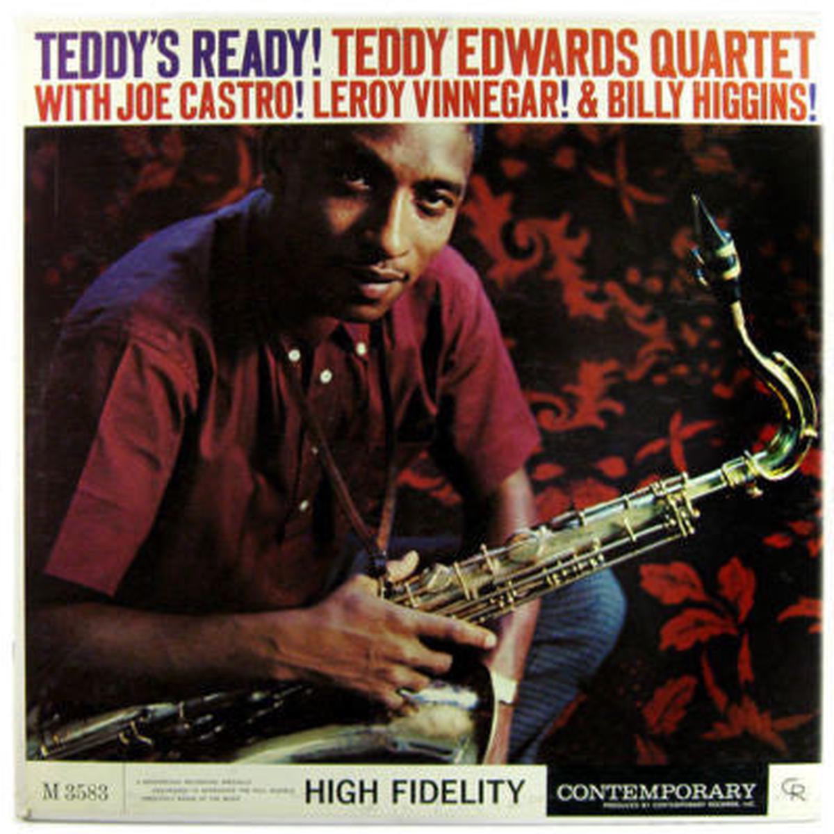 Teddy Edwards Quartet Teddy's Ready! - 1960- Hard Bop ( Rare Jazz Vinyl )
