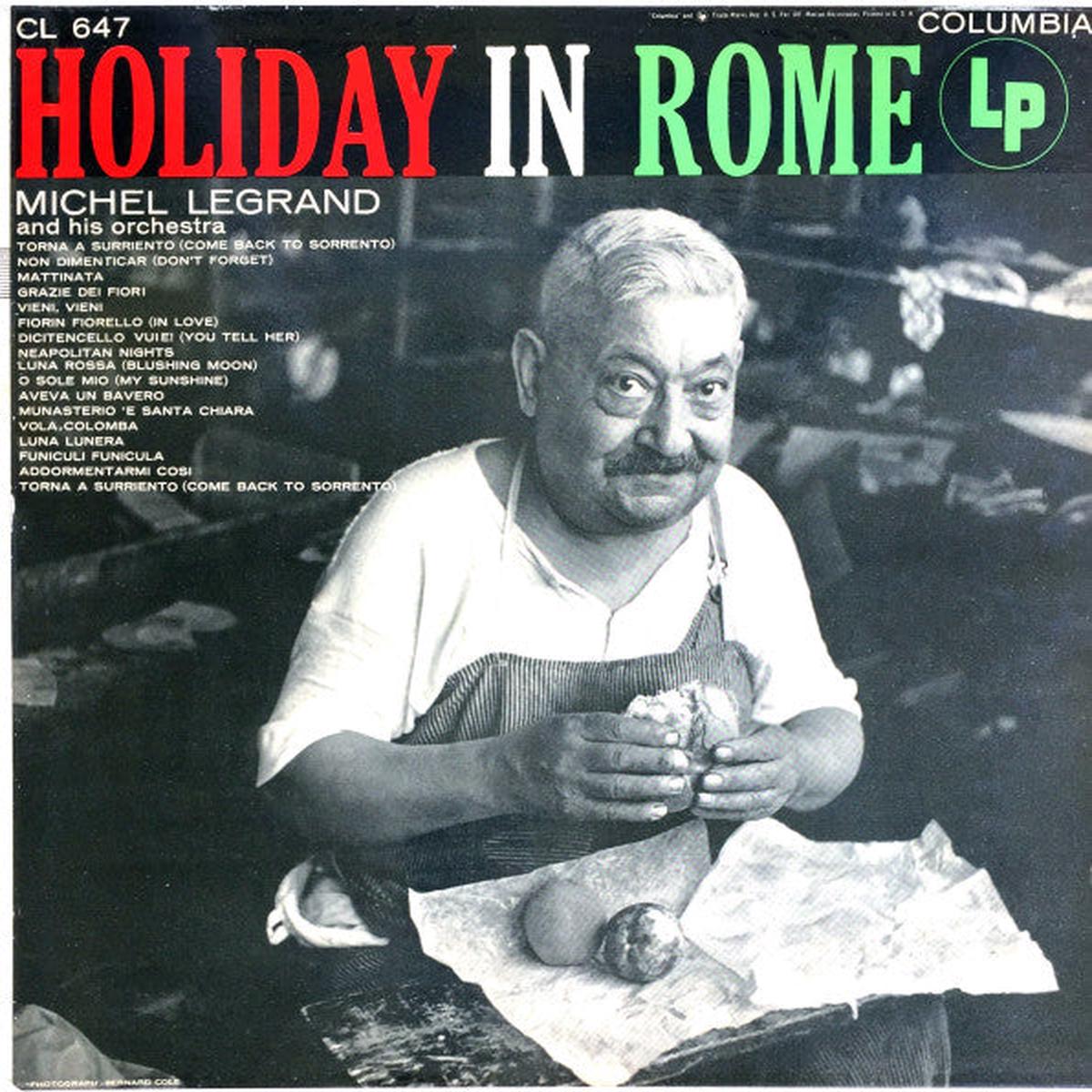 Michel Legrand And His Orchestra Holiday In Rome - 1955- Easy Listening - Jazz, Folk, (Rare Vinyl)