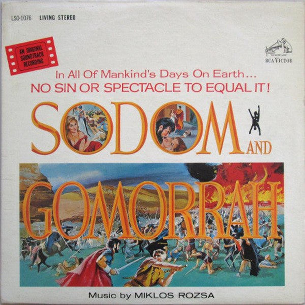 Sodom and Gomorrah Original Soundtrack (1962) Soundtrack / Classical LP (Vinyl)