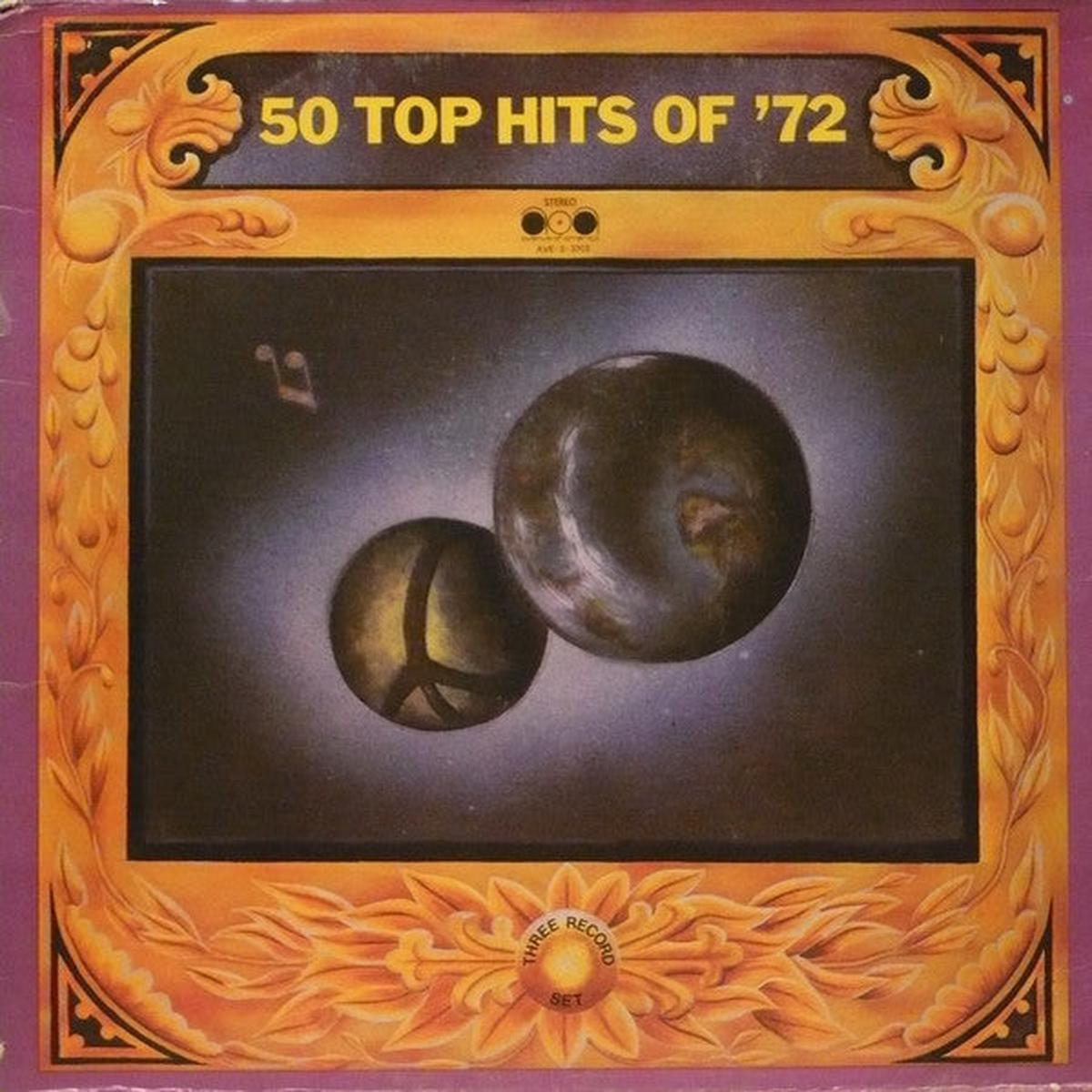 Alan Caddy Orchestra & Singers 50 Top Hits Of '72 - 3 lp set - 1972 Pop Rock (vinyl)