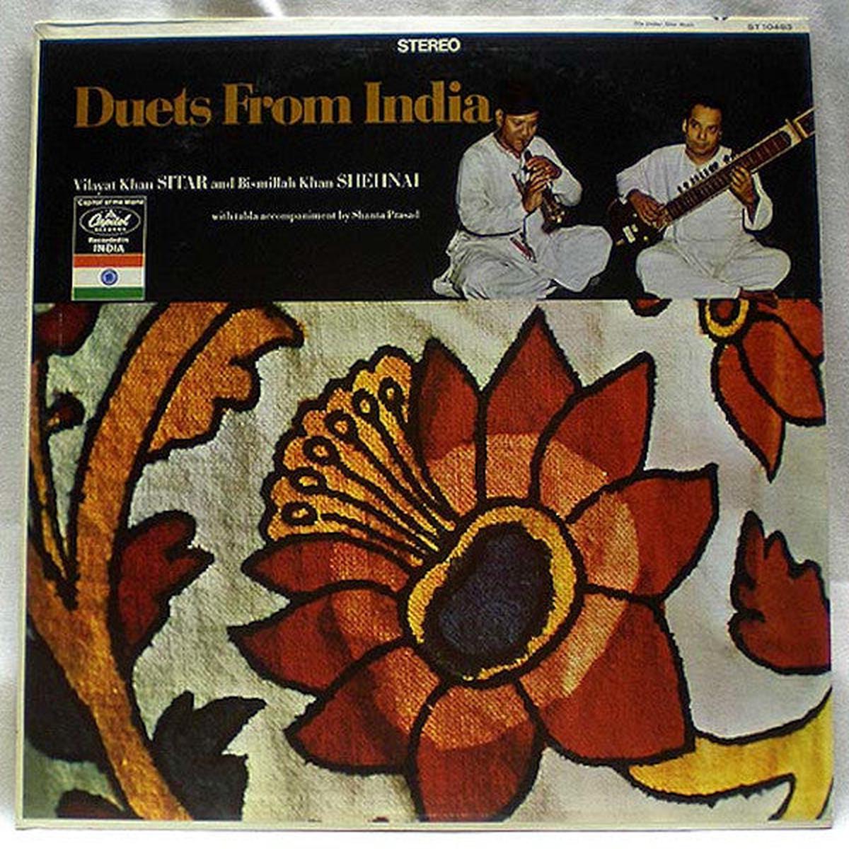Vilayat Khan & Bismillah Khan With Tabla Accompaniment By Shanta Prasad Duets From India- 1967-Folk, World, & Country Style: Hindustani (Rare Vinyl)