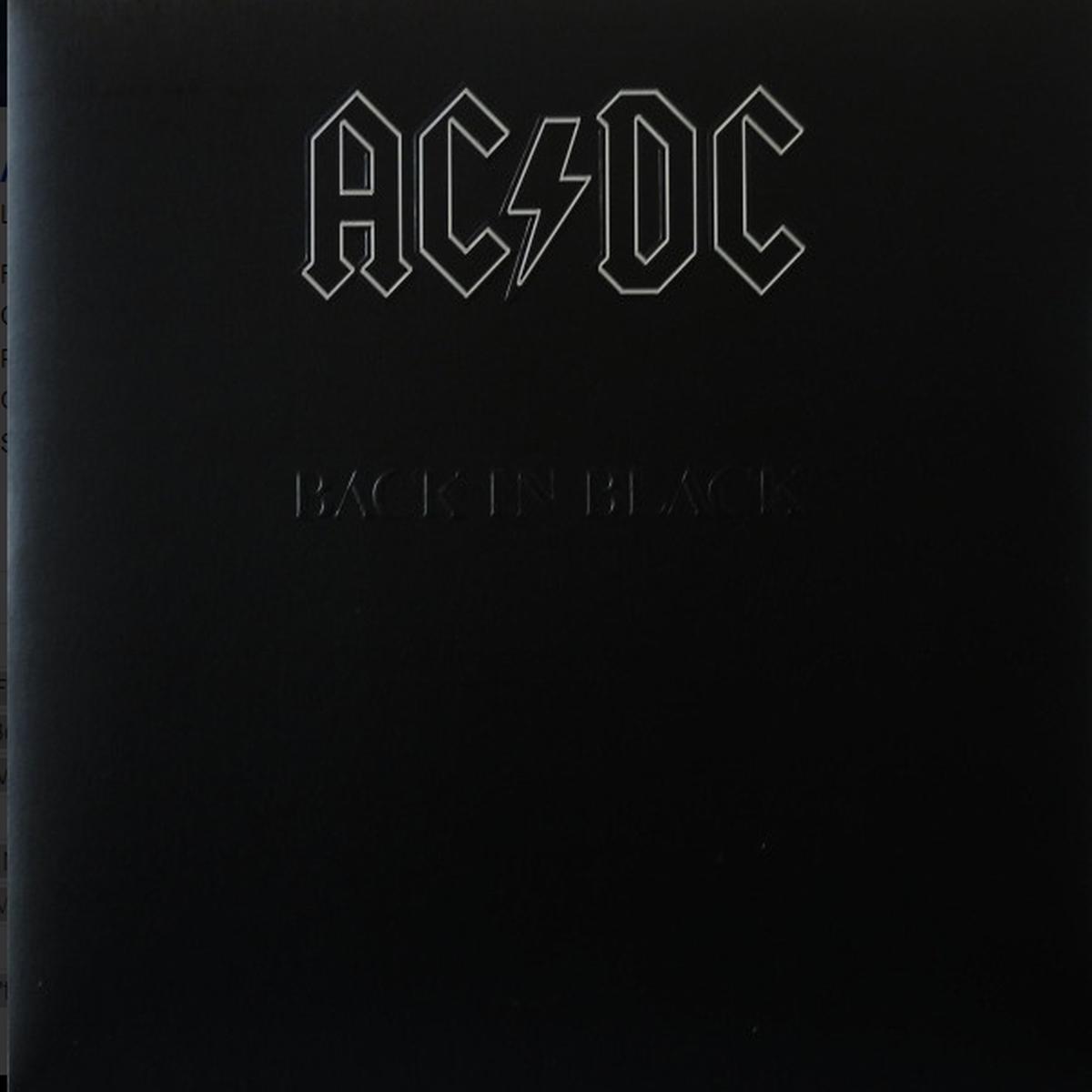 AC/DC - Back In Black (Remastered) (Quick Ship)