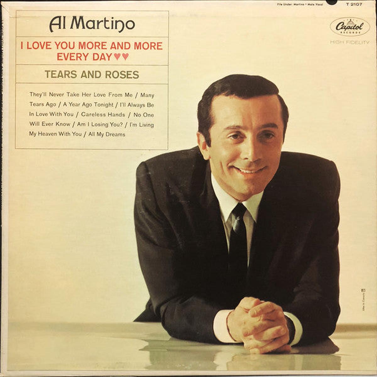 Al Martino I Love You More And More Every Day -1964- Jazz , pop Vocal (vinyl)