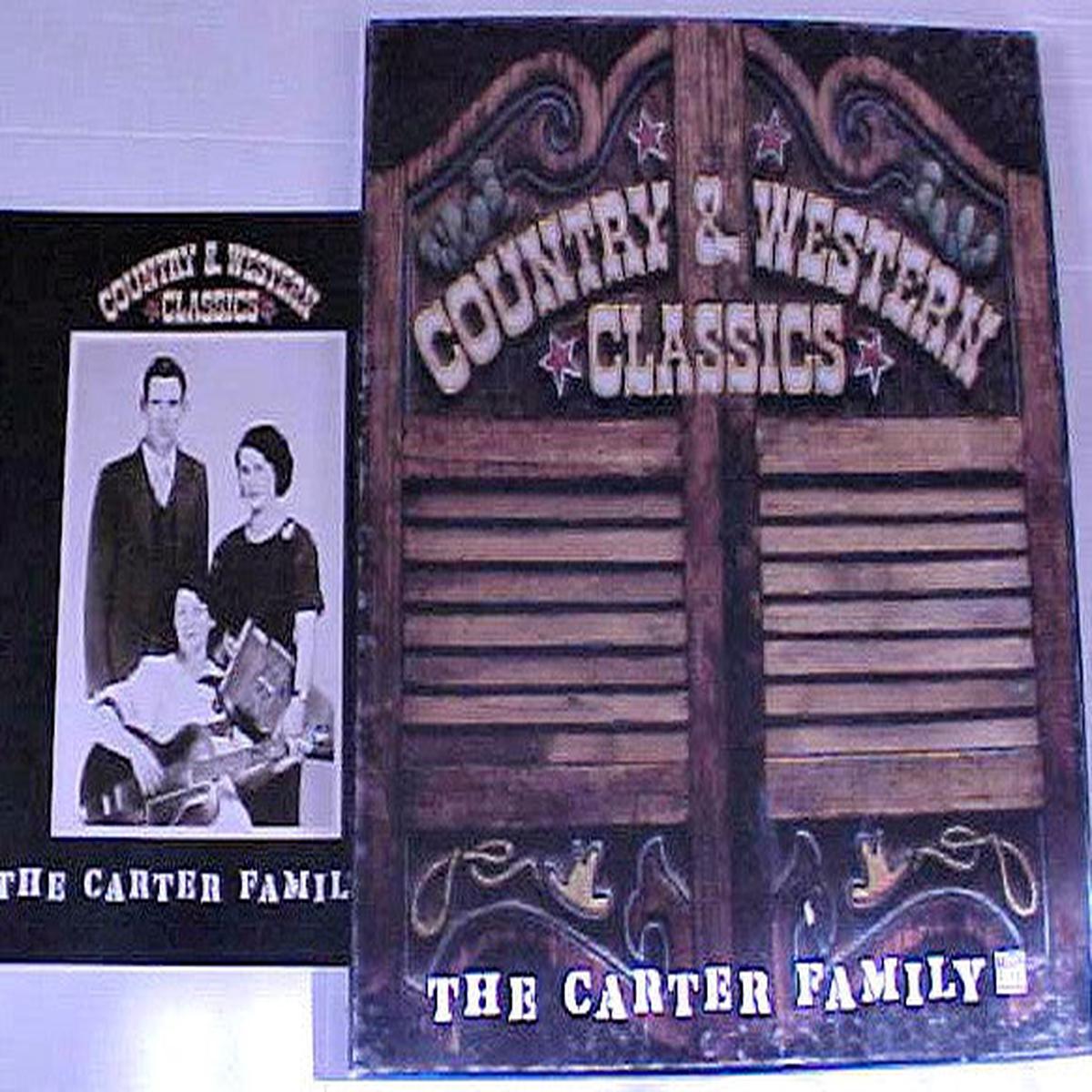 The Carter Family  Country & Western Classics - 3 lp set -Country - 1982-Country, Folk (Rare Vinyl)