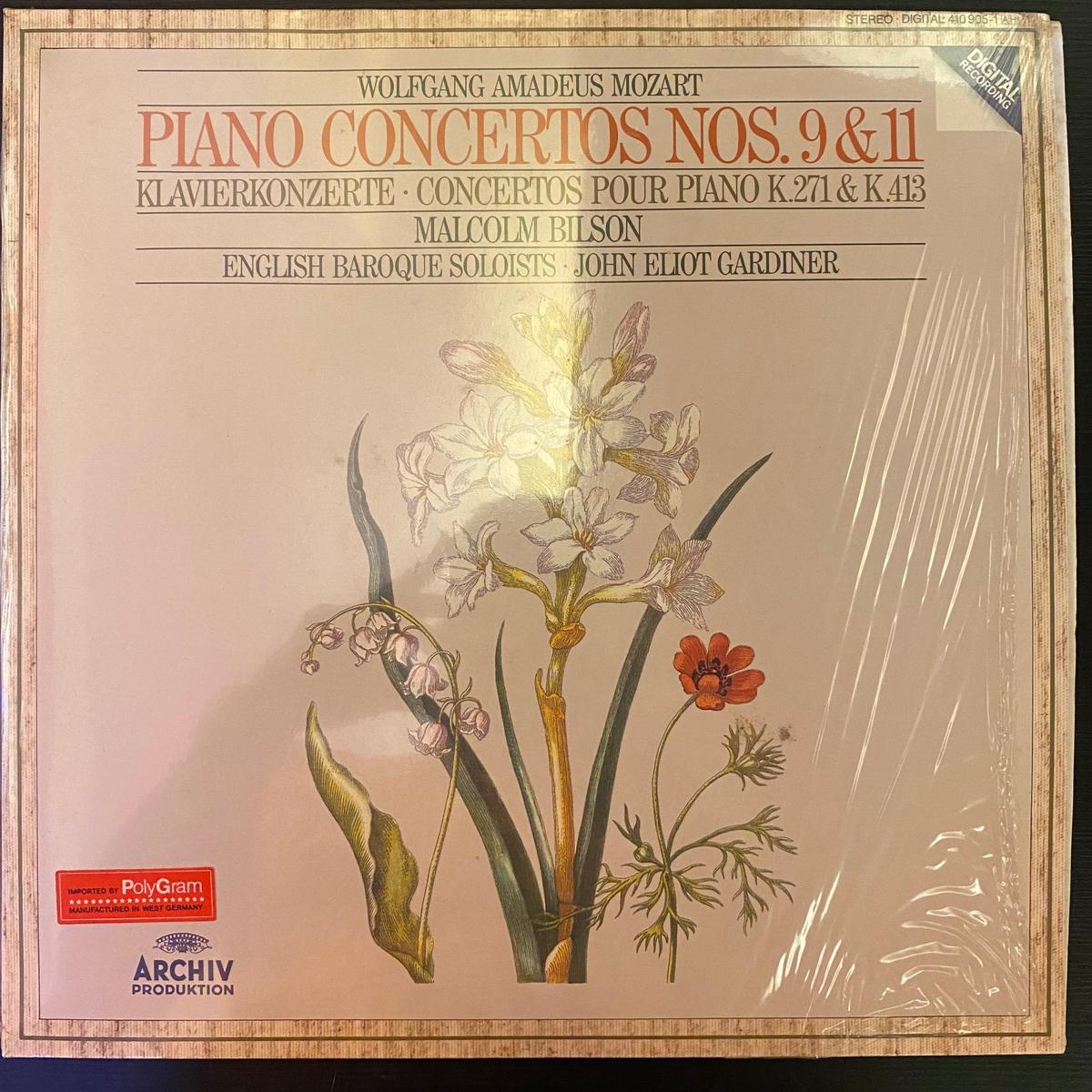 Wolfgang Amadeus Mozart - Malcolm Bilson - English Baroque Soloists - John Eliot Gardiner - Piano Concertos Nos. 9 & 11 - Klavierkonzerte - Concertos Pour Piano K.271 & K.413 (Us