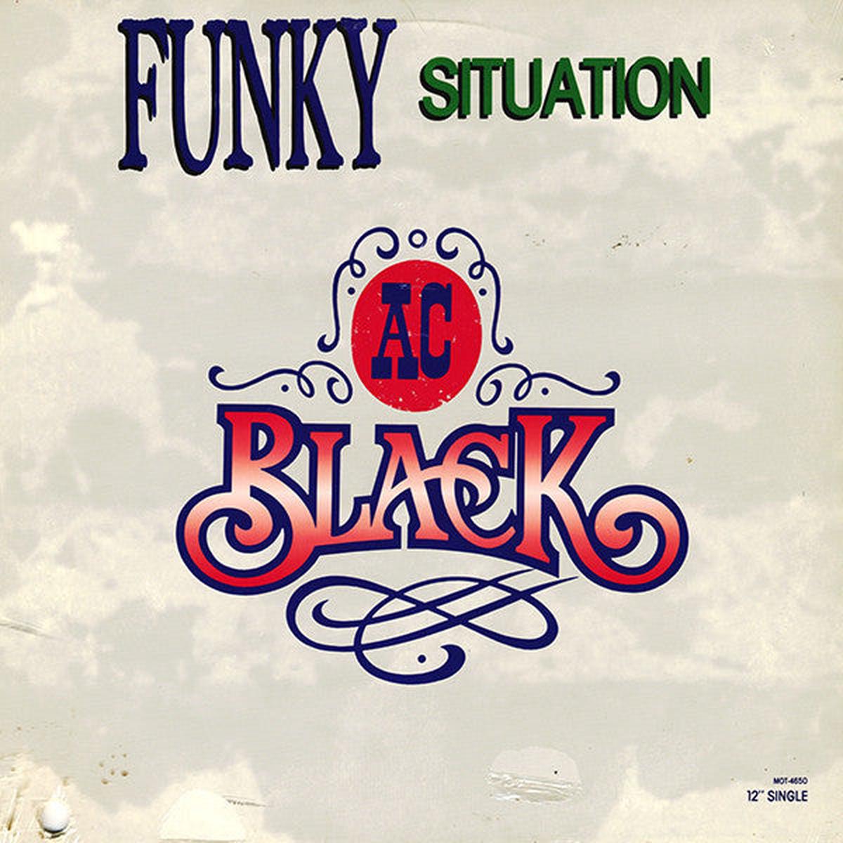 AC Black Funky Situation - 1989-Soft Rock, Pop Rock (vinyl) 12"