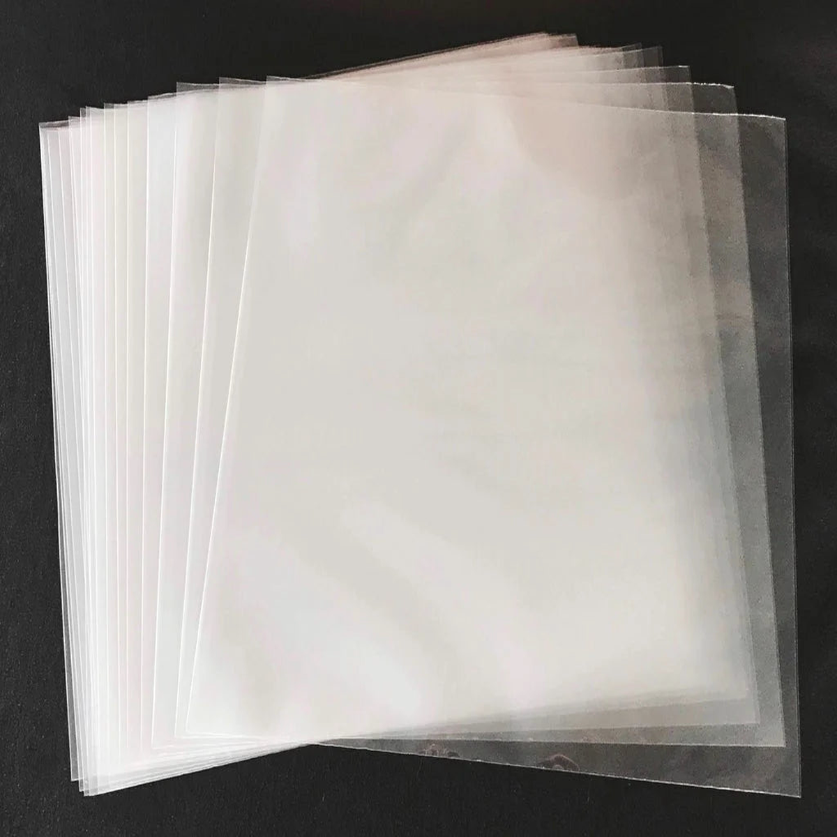 300 Pack Archival Poly Outer Sleeves 3mil | Fits Single, Doubles & most Triple LPs