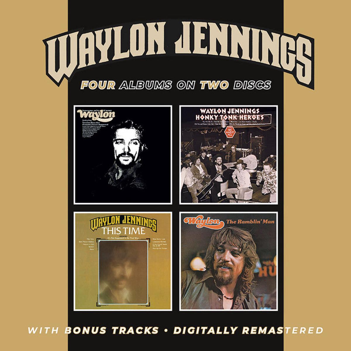 Waylon Jennings - Lonesome On'ry & Mean / Honky Tonk Heroes / This [CD]