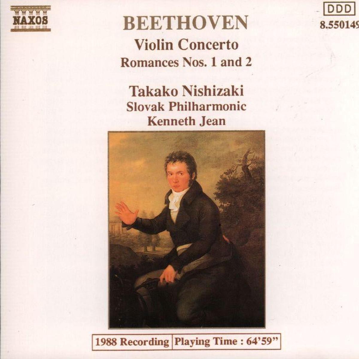 Violin Concerto Romances 1 & 2-Naxos-CD Album-Like New