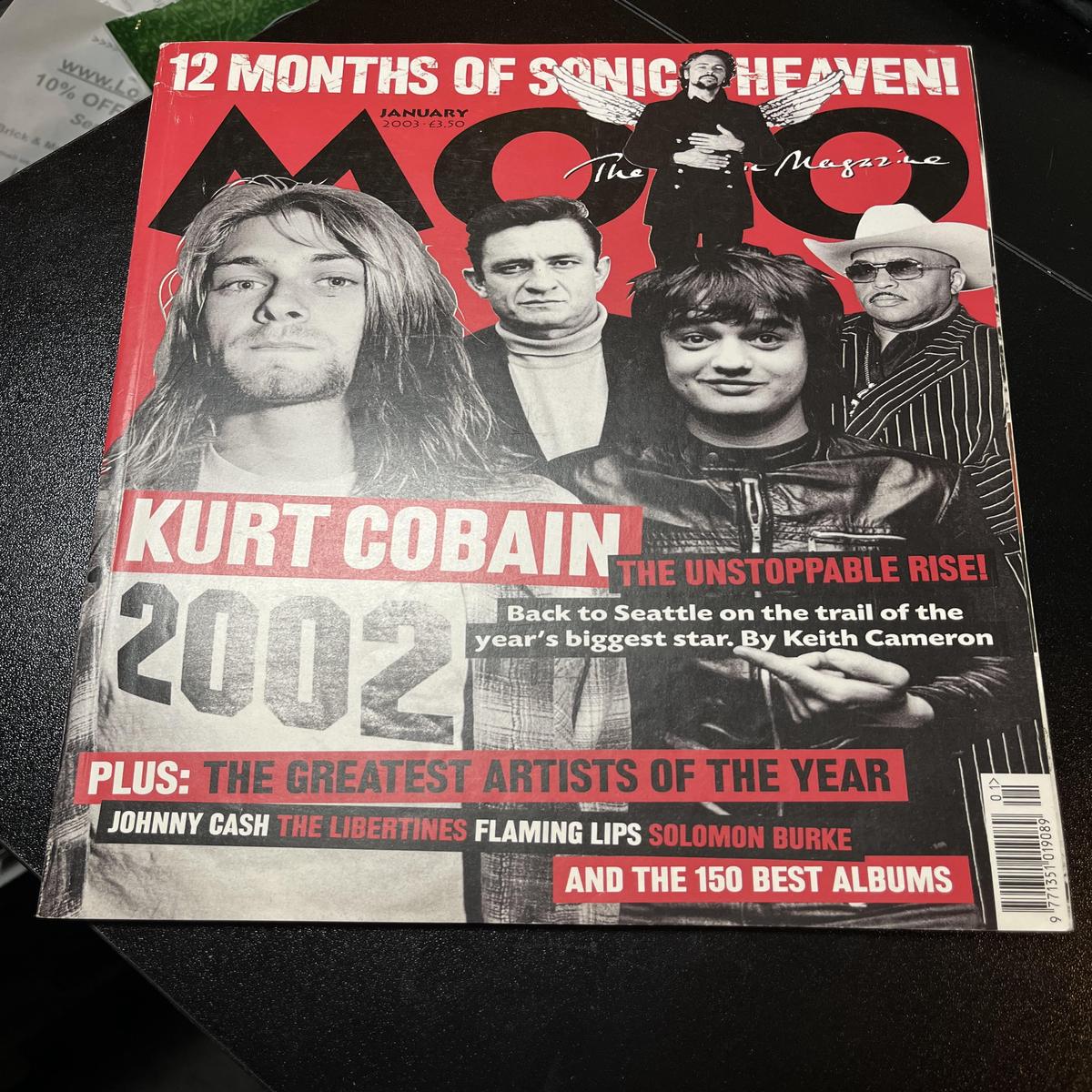 -. - KURT COBAIN / NIRVANA 2003 MOJO music magazine | - -