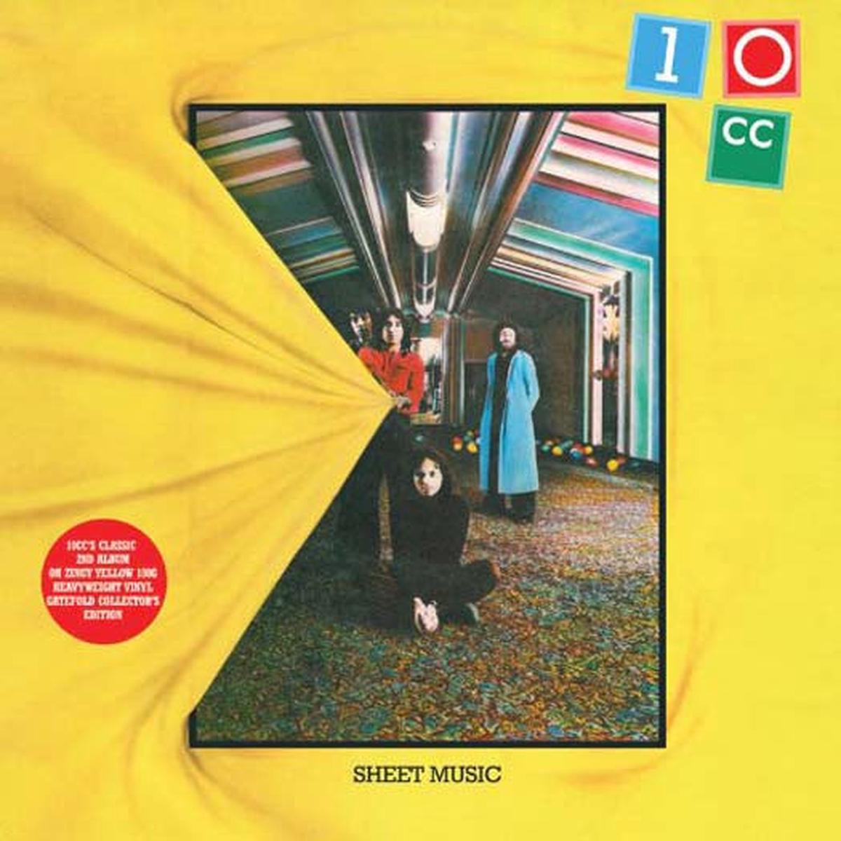 10CC Sheet Music 180gm LIMITED EDITION Yellow LP Vinyl Gatefold 2016 - Default Title