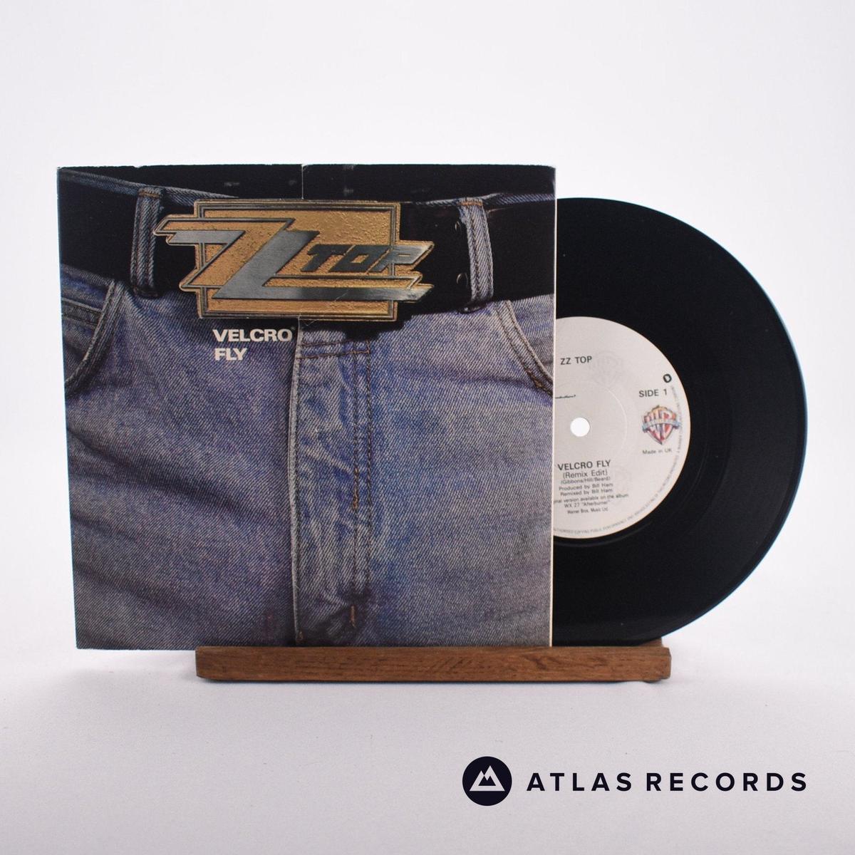ZZ Top - Velcro Fly - Zipper Sleeve 7" Vinyl Record - EX/EX